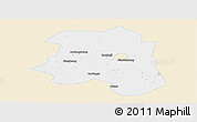 Classic Style Panoramic Map of Lu An, single color outside