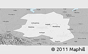 Gray Panoramic Map of Lu An