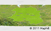 Physical Panoramic Map of Lu An, satellite outside