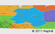 Political Panoramic Map of Lu An