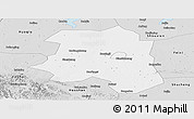 Silver Style Panoramic Map of Lu An