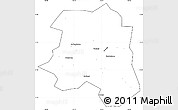 Blank Simple Map of Lu An, cropped outside