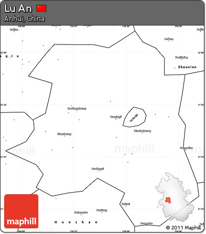 Blank Simple Map of Lu An