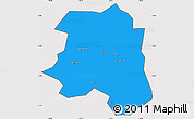 Political Simple Map of Lu An, cropped outside