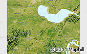 Satellite 3D Map of Lujiang