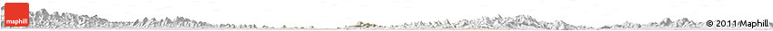 Shaded Relief Horizon Map of Lujiang, lighten, desaturated Shaded Relief Horizon Map of Lujiang, lighten, desaturated