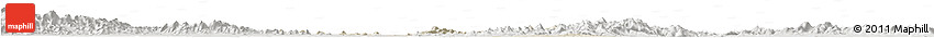 Shaded Relief Horizon Map of Lujiang, lighten, semi-desaturated Shaded Relief Horizon Map of Lujiang, lighten, semi-desaturated