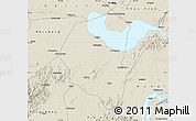 Shaded Relief Map of Lujiang