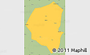 Savanna Style Simple Map of Lujiang