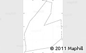 Blank Simple Map of Maanshan Shi, no labels