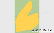Savanna Style Simple Map of Maanshan Shi, single color outside