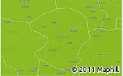 Physical 3D Map of Mengcheng