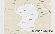 Classic Style Map of Mengcheng