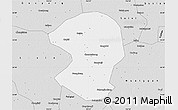 Silver Style Map of Mengcheng