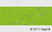 Physical Panoramic Map of Mengcheng