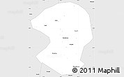 Silver Style Simple Map of Mengcheng