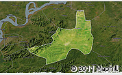 Satellite 3D Map of Nanling, darken