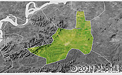 Satellite 3D Map of Nanling, desaturated
