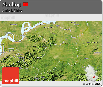 Satellite 3D Map of Nanling