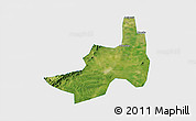Satellite 3D Map of Nanling, single color outside