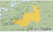 Savanna Style 3D Map of Nanling
