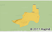 Savanna Style 3D Map of Nanling, single color outside