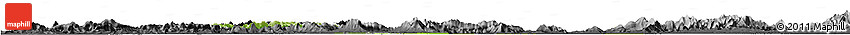 Physical Horizon Map of Nanling, darken, desaturated
