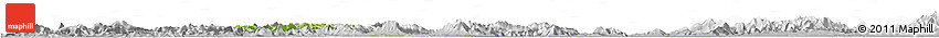 Physical Horizon Map of Nanling, lighten, desaturated
