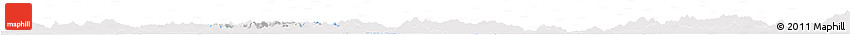 Silver Style Horizon Map of Nanling, single color outside