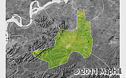 Satellite Map of Nanling, desaturated