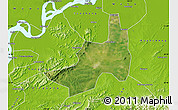 Satellite Map of Nanling, physical outside
