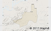 Shaded Relief Map of Nanling, lighten