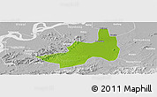 Physical Panoramic Map of Nanling, lighten, desaturated