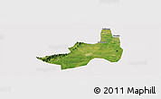 Satellite Panoramic Map of Nanling, cropped outside