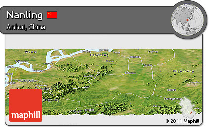 Satellite Panoramic Map of Nanling