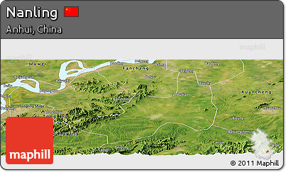 Satellite Panoramic Map of Nanling