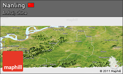 Satellite Panoramic Map of Nanling