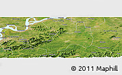 Satellite Panoramic Map of Nanling