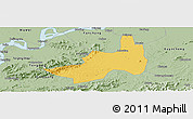 Savanna Style Panoramic Map of Nanling