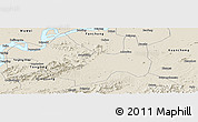 Shaded Relief Panoramic Map of Nanling