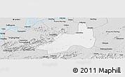 Silver Style Panoramic Map of Nanling