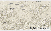 Shaded Relief 3D Map of Ningguo