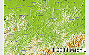 Physical Map of Ningguo