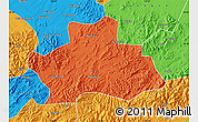 Political Map of Ningguo