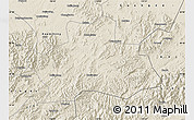 Shaded Relief Map of Ningguo