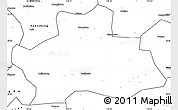 Blank Simple Map of Ningguo