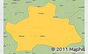 Savanna Style Simple Map of Ningguo
