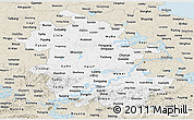 Classic Style Panoramic Map of Anhui