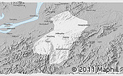 Gray 3D Map of Qingyang