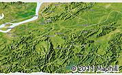 Satellite 3D Map of Qingyang
